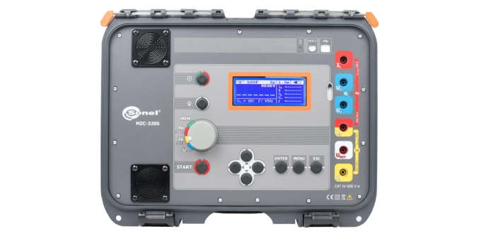 Earth fault loop impedance measurement with MZC-320S