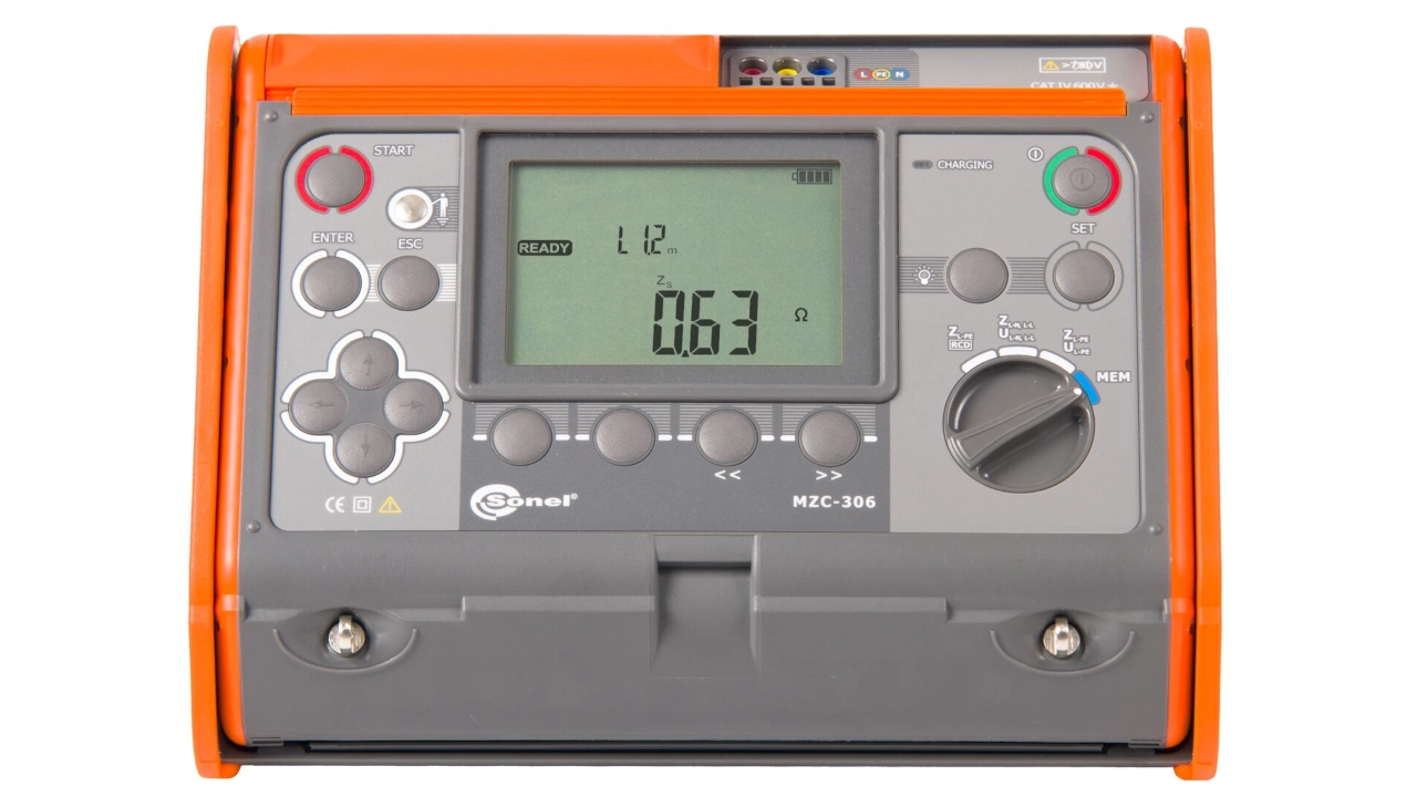 MZC-306 Earth fault loop impedance tester (WMGBMZC306)