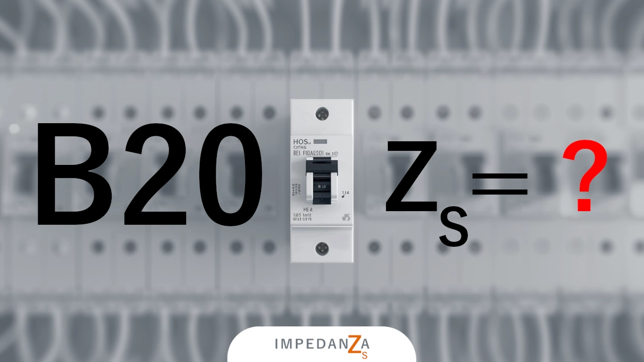 Dopuszczalna impedancja pętli zwarcia B20 Dopuszczalna impedancja pętli zwarcia B20